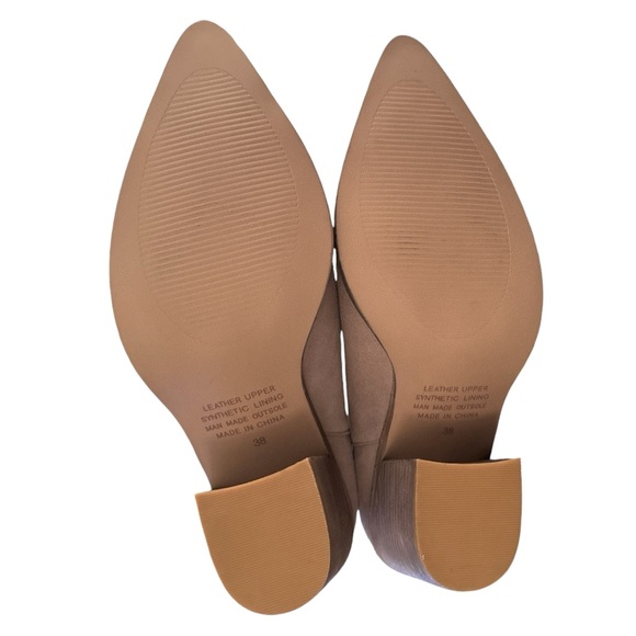 NWT Anthropologie Silent D Munchy Western Boot in Taupe Size 38 - Picture 10 of 11